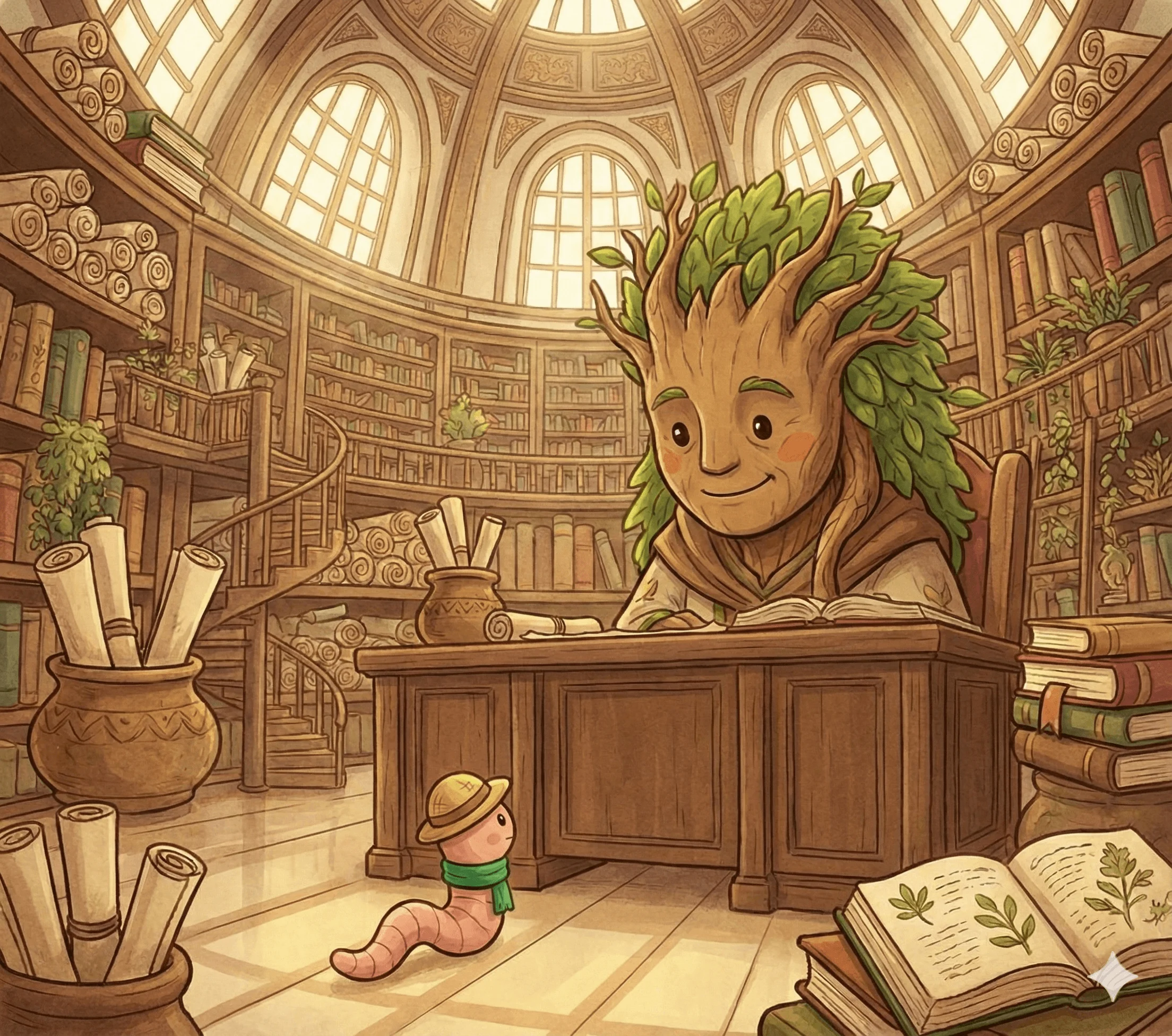 podrick meets the botanist in the great library of plants